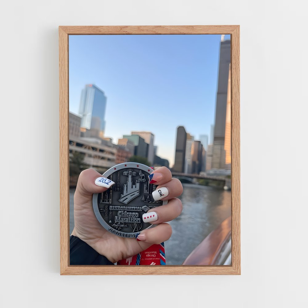 Poster Médaille de Chicago – affiche Athlétisme (vue 4)